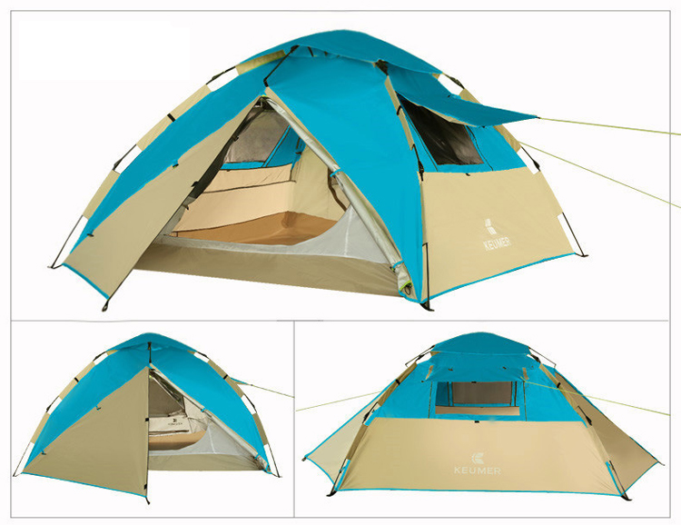 Fully Automatic Outdoor Camping Tent Sealing Performance Easy Transport
