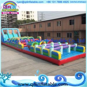 Wholesale inflatable tunnel game inflatable bouncer slide combo from china suppliers