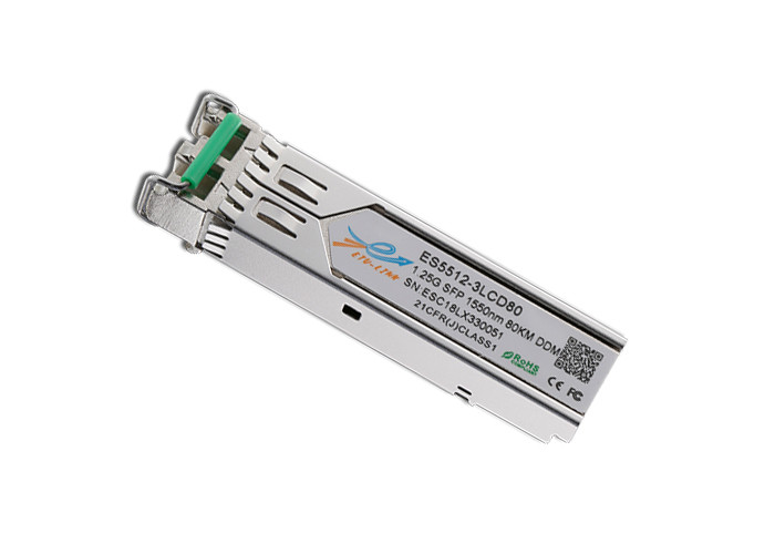 Wholesale Duplex LC Connector Ethernet SFP Module Transceiver 1.25Gbps ZX 1550nm 80km from china suppliers