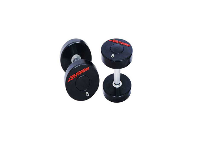Wholesale Gym Use Black Crossfit PU Coated Dumbbell Set 2.5KG - 50KG Type Optional from china suppliers