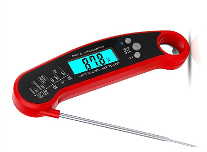 Wholesale IP67 Waterproof Digital Kitchen Probe Thermometer With Magnet / Bottle Opener from china suppliers