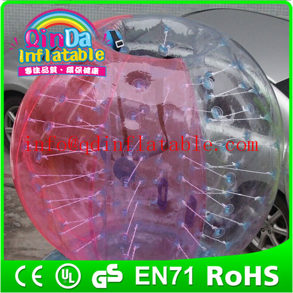 Wholesale Exciting sport games inflatable bumper PVC human sized bumper ball soccer bubble from china suppliers
