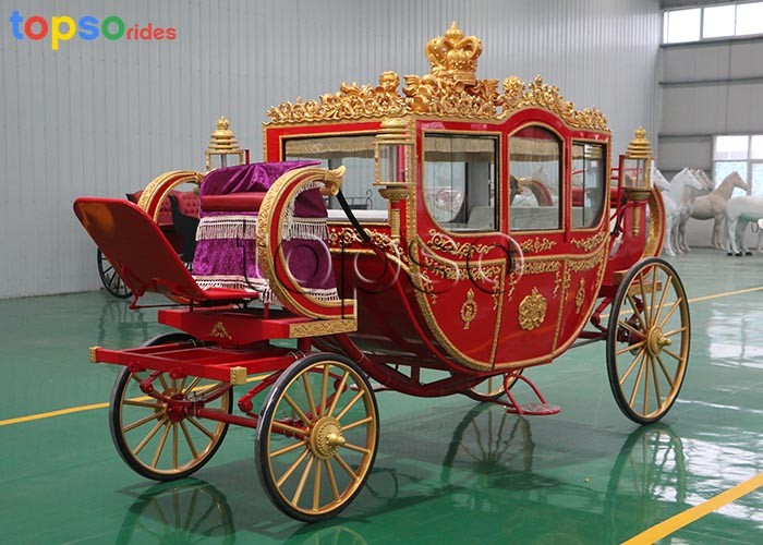 Wholesale Royal Traditional Cinderella Horse Carriage European Style Steel Artwork from china suppliers