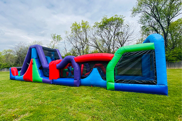 Wholesale Large 40 Ft Outdoor Inflatable Obstacle Courses 5k Adults Kids Obstacle Course For Rent from china suppliers