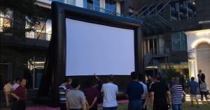 Wholesale Outdoor Theater Outdoor Screen Removable Portable Air Projector Screen Inflatable Screen for Outdoor Cinema from china suppliers
