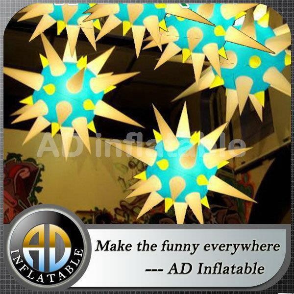 Wholesale Attactive lighting with led light inflatable decoration star from china suppliers
