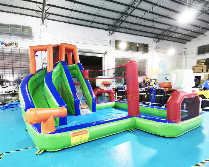Big Pool Kids Slide Bouncer Outdoor Inflatable Water Slides
