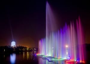 Wholesale Color Change Outside Musical Water Fountain Stainless Steel Dancing Fountain On The Sea from china suppliers