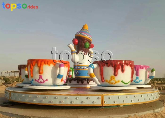 Wholesale 24 Seat Family Amusement Rides Cup And Saucer Ride  Non - Fading  Durable Painting from china suppliers