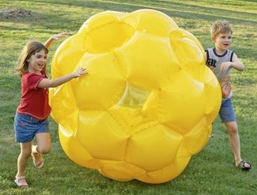 1.5m Diameter Inflatable Giga Ball , Human Zorb Roller Ball for Kiddes