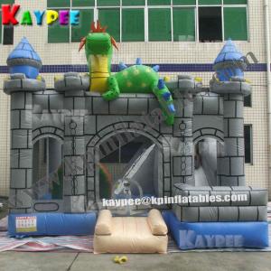 Wholesale Dinosaur house combo ,inflatable combo game,dinosaur bouncer with slide obstacle KCB058 from china suppliers