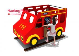 Wholesale Toddler HDPE  Playground Bus Style Engineering Plastics High Strength Long Life Span from china suppliers