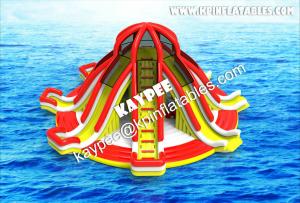 Wholesale Inflatable multiple Water slide for Aqua Park from china suppliers