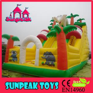 Wholesale SL-252B Inflatable Elephants Inflatable Dry Slide from china suppliers