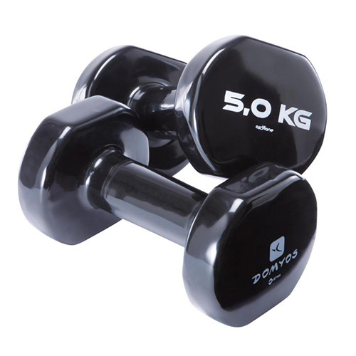 Buy cheap Colorful PVC Coating Gym Dumbbells Hand Weights For Total Body Workout from wholesalers
