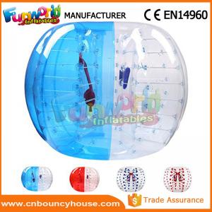 Wholesale Transparent Inflatable Bubble Ball / Inflatable Zorb Ball Large Hot Air Welded from china suppliers