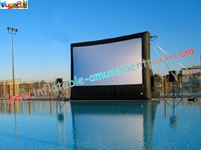 Wholesale Large Commercial Inflatable Movie Screen Rentals for outdoor & indoor projection movie use from china suppliers