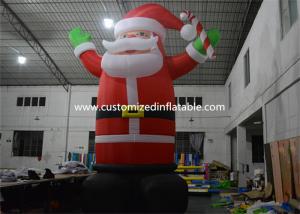 Wholesale Hot Selling Outdoor Giant Inflatable Santa Claus Christmas Yard Decorations from china suppliers