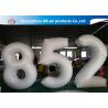Buy cheap European Standard White PVC Inflatable Advertising Number Display Figure Balloon from wholesalers