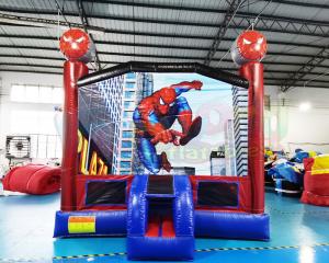 Wholesale 0.55mm PVC Superhero Jumping Castle Inflatable Commercial Bounce House from china suppliers