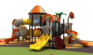 Qitele factory price kids outdoor playground equipment commercial play set for amusement park,school,kindergarten