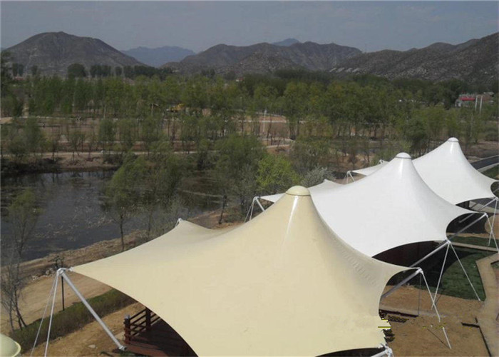 Wholesale Construction Glamping Luxury Hotel Tents Three Layers Fabric Material from china suppliers