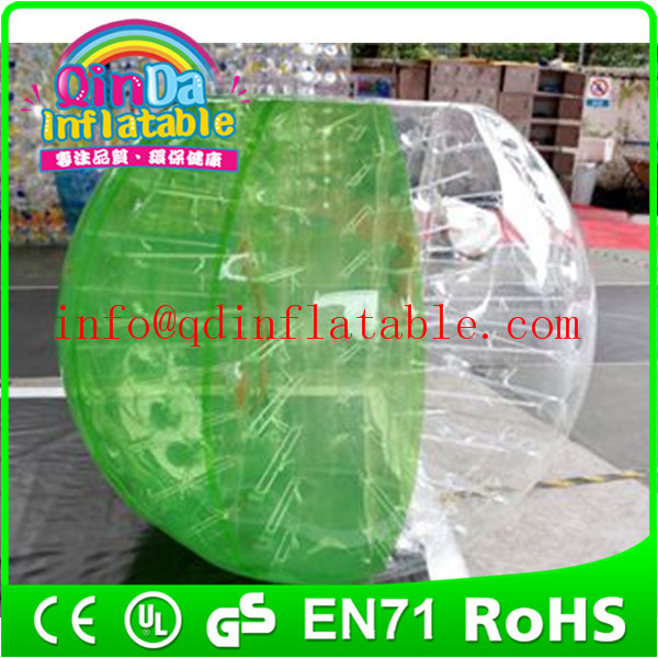Wholesale QinDa roll inside inflatable ball/soccer bubble/bubble football for sale from china suppliers