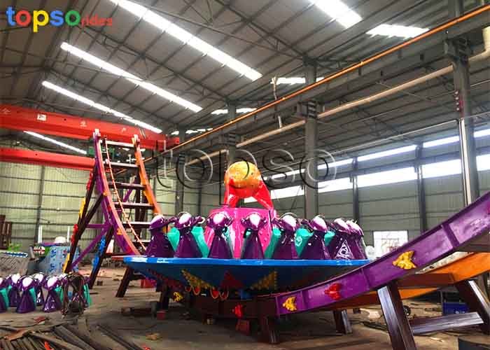 Wholesale Outdoor Playground Little Kid Roller Coaster Flying UFO Rides 0-650 M / Min from china suppliers