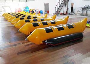 Wholesale Banana Boat Inflatable 0.9mm PVC 3 Person Blow Up Water Toys For Lake And Sea from china suppliers