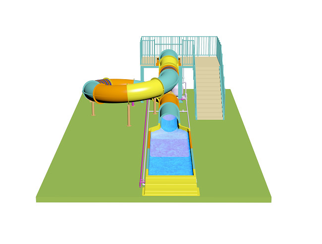 Wholesale Kids' slide,Close slide ,Water Slides For Aqua Park Fiberglass Material from china suppliers