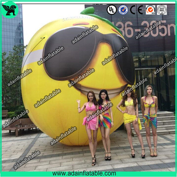 Wholesale Fruits Festival Event Inflatable Model Giant Inflatable Lemon Model/Sunglasses Advertising from china suppliers