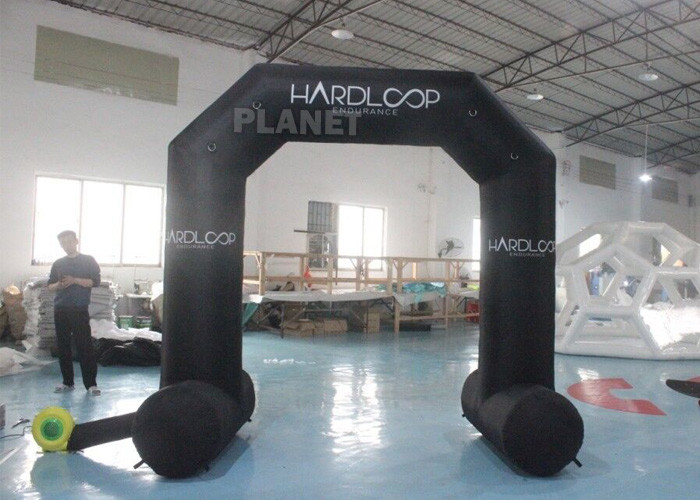 Wholesale Oxford Mini Advertising Cartoon Inflatable Entrance Arch Outdoor Black from china suppliers