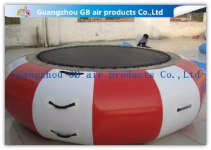 Wholesale Interesting Round Inflatable Water Game , Inflatable Trampoline For Water Jumping from china suppliers