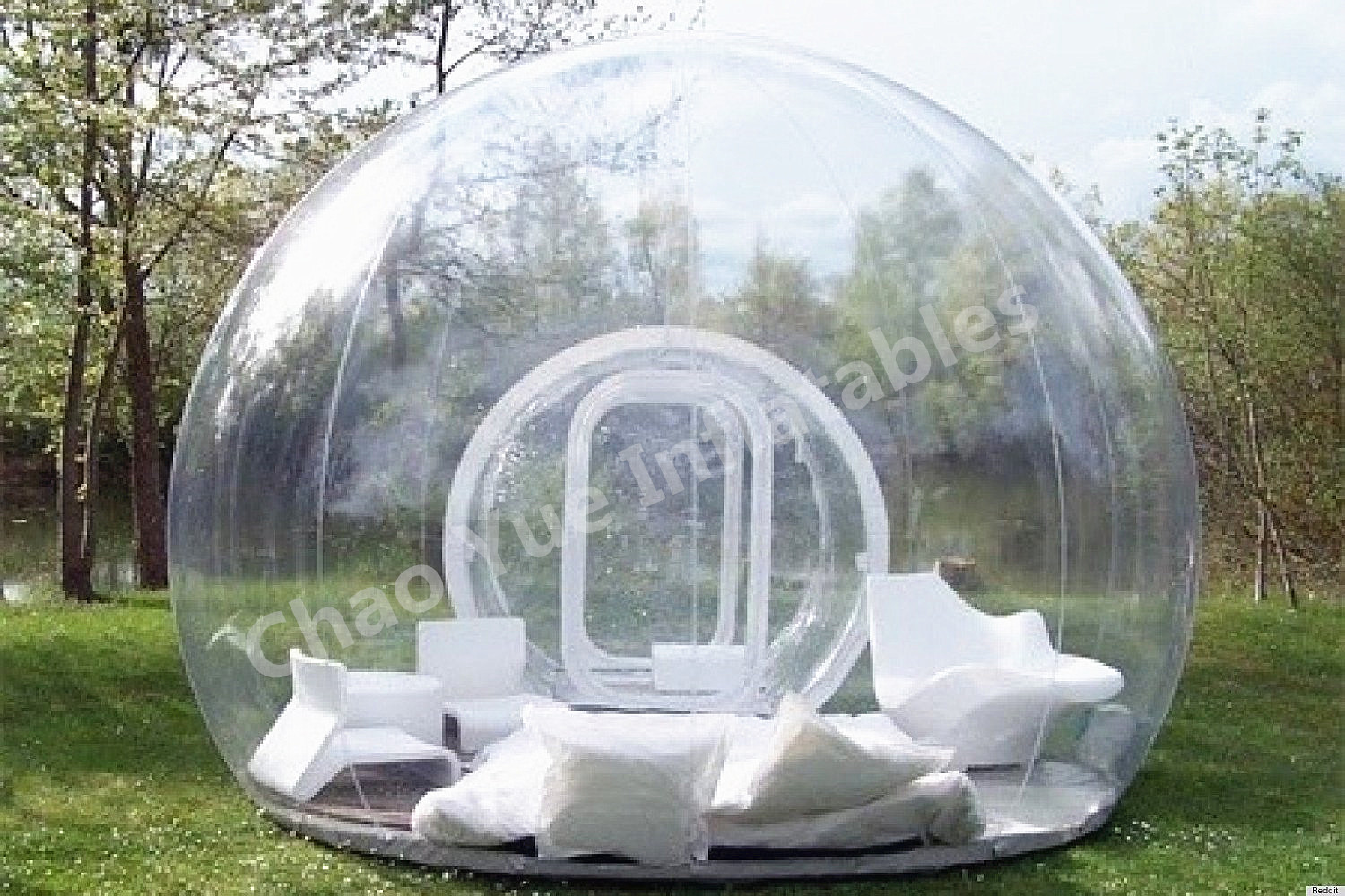 Wholesale 0.8mm PVC Clear Inflatable Bubble Tent for outdoor from china suppliers