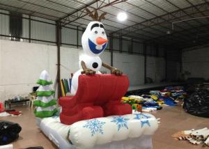 China Outdoor Blow Up Christmas Decorations , Commercial Activities Merry Christmas Inflatable on sale