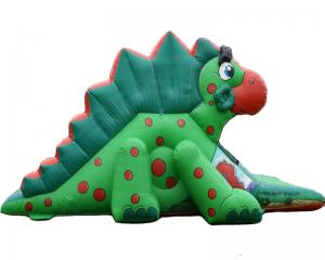 Wholesale Toddler Inflatable Dinosaur Dry Slide Playground Pvc Combo Bounce Toboggan from china suppliers