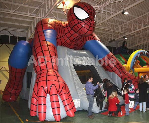 Wholesale Spiderman inflatable jumper bounce house for kids from china suppliers