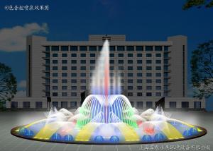 Wholesale Artificial Intelligence Round Fame Small Musical Fountain RGB /RGB DMX Color from china suppliers