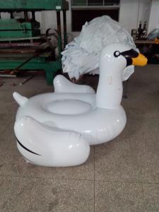 Wholesale Giant PVC ride-on water pool float inflatable white swan for adult from china suppliers