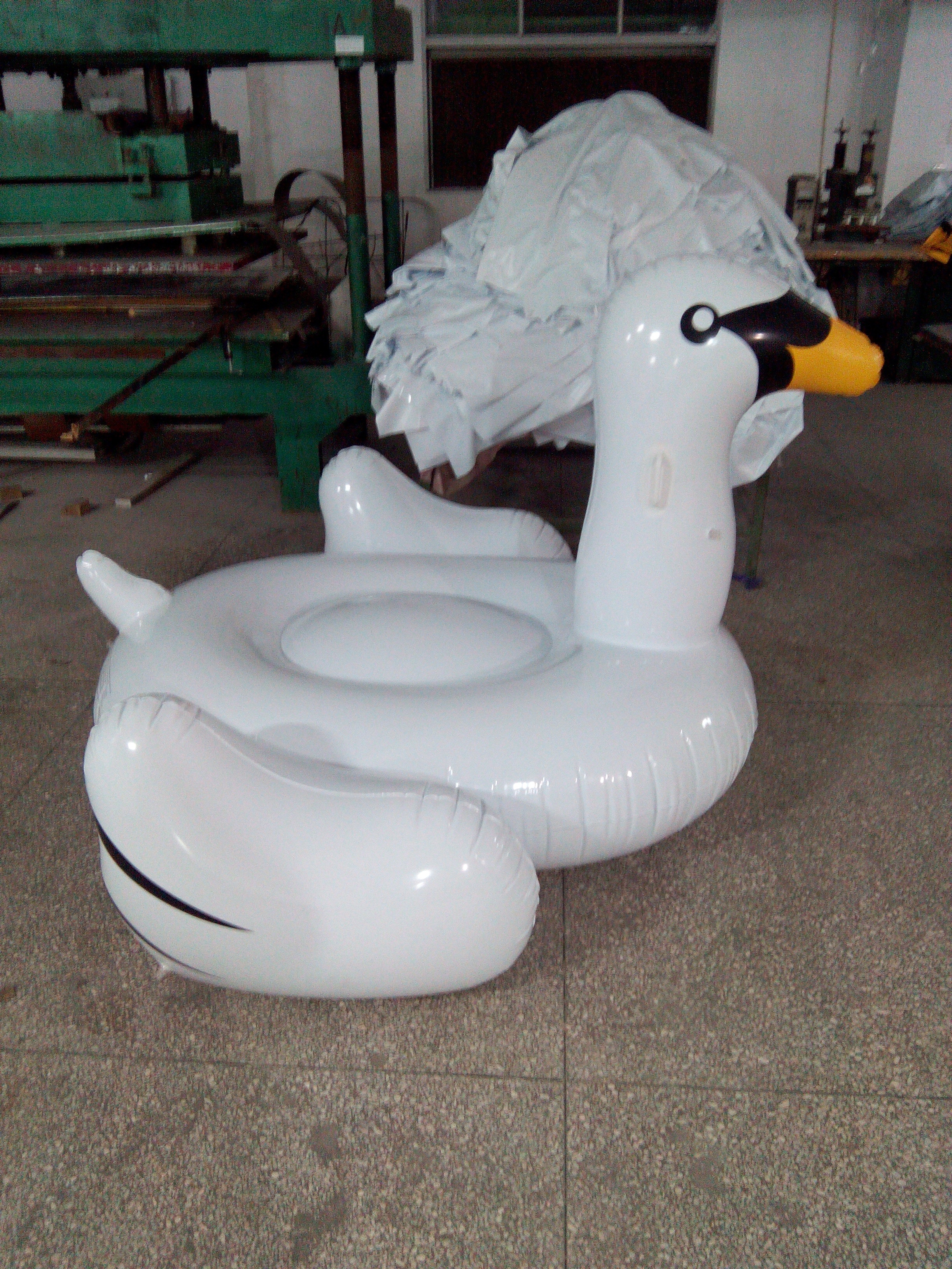 Buy cheap Giant PVC ride-on water pool float inflatable white swan for adult from wholesalers