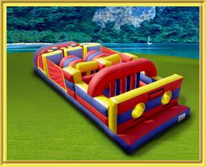 Wholesale train inflatable obstacle course for fun from china suppliers