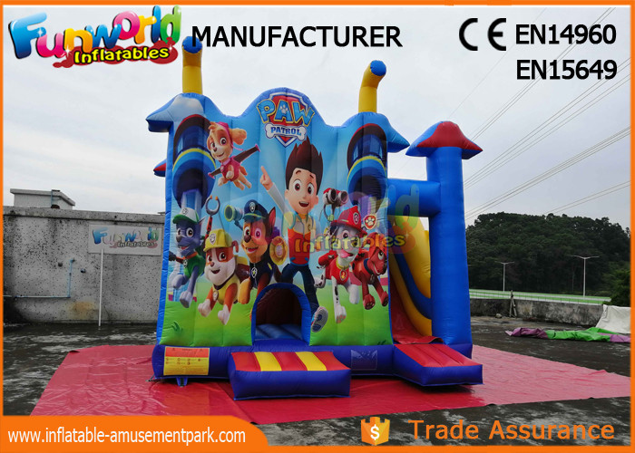 Wholesale Commercial Jumping Castle Inflatable Bouncer Slide / Paw Patrol Bounce House from china suppliers