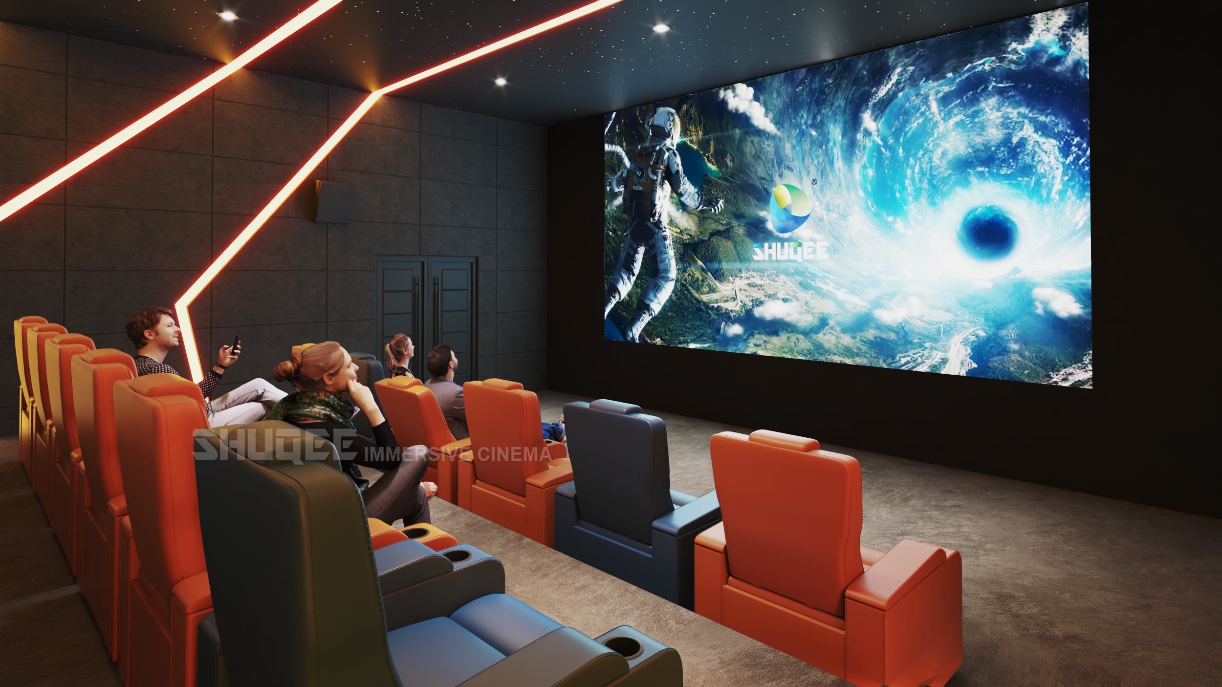 Wholesale Home Cinema System Experience With Speaker , Projector And Screen System from china suppliers