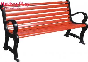 Wholesale Commercial Grade Weatherproof  3 Seater Outdoor Benches  Resting In Garden Red  Brown from china suppliers