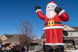 Wholesale Inflatable Santa Claus Giant Inflatable Christmas Decorations Santa Inflatables from china suppliers