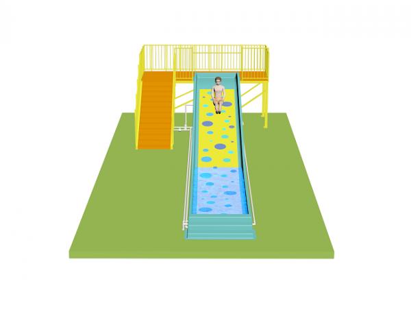 Kids' slide,wide slide ,Water Slides For Aqua Park Fiberglass Material