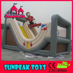 Wholesale SL-311 Kids Inflatable Slide Playground U-shaped slide from china suppliers