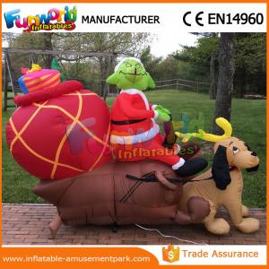 Wholesale Giant Waterproof Custom Inflatables Christmas Replica Inflatable Grinch With Repair Kits from china suppliers