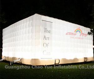 Wholesale LED Light Cube Inflatable Tent for outdoor event from china suppliers