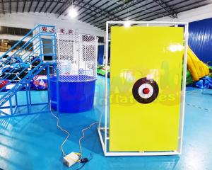 Wholesale Tarpaulin Inflatable Water Dunk Tank Interactive Dunker Machine from china suppliers